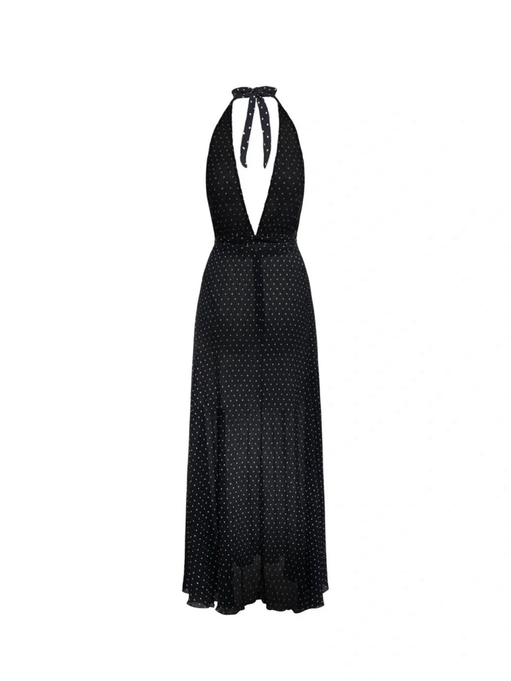 Lioness District Maxi Dress | Onyx Polka - Picture 5 of 6